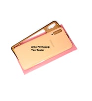 Tkgz Samsung Galaxy A70 A705 kasa Arka Pil Kapağı GOLD