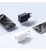 Lexroo Cube C+U 20W Şarj Cihazı-Siyah
