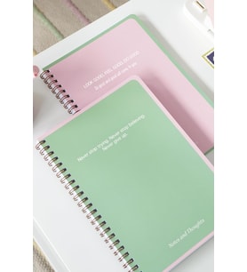 Notebook A5 Spiralli Okul Defteri 80 yaprak 2'li Set – Çizgili & Kareli