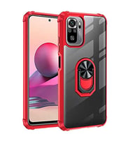 Coverzone Xiaomi Poco M5S ?le Uyumlu K?l?f Y�z�k Tutma Aparatl? Stand Olabilen 360 derece d�nebilen, Xiaomi Poco M5S Uyumlu K?l?f Freez K?rm?z?