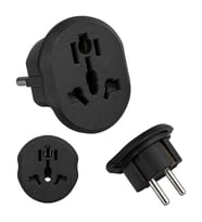 PM-24241 Avrupa Çıkışlı Universal Seyahat Priz Adaptörü Çoklu Fiş Giriş Tipi Uyumu
