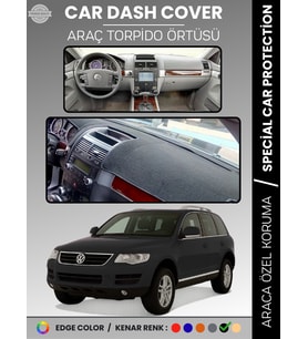 VOLKSWAGEN TOUAREG (2002-2010) Torpido Örtüsü Ön Göğüs Koruma Torpido Koruma Tam Uyum Araca Özel