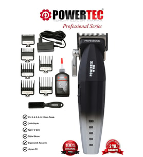 Powertec TR-4100 Profesyonel Saç Sakal Tıraş Makinesi