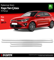 Kia Rio Krom Kapı Yan Çıtası 4 Prç 2017-2023
