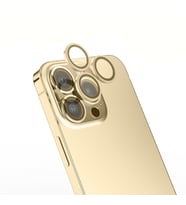 Apple iPhone 14 Pro Max Uyumlu Zore Mikro Kamera Lens Koruyucu (Gold)