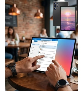 Klavyeli Android Tablet 1TB Hafıza 16GB RAM Kalem ve Kılıf Hediyeli