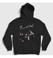 Presmono Unisex Siyah Beautiful K-Pop Monsta X Kapüşonlu Sweatshirt 274331tt