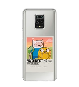 Redmi Note 9 Pro / 9s Uyumlu Adventure Time Tasarımlı Şeffaf Telefon Kılıfı