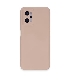 Realme 9i 4g Kılıf Nano İçi Kadife Silikon - Pudra