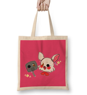 Fnaf Toony Mangle 01 Bez Çanta Uzun Saplı
