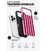 İPhone 17 Pro Vibes Collection Çift Katmanlı Essential Tough Telefon Kılıfı