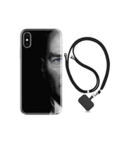 Iphone X Xs Uyumlu Kılıf Desenli Silikon Boyun Askılı Atatürk Portre 3 1331