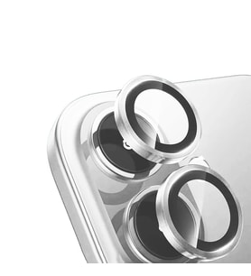 Apple iPhone 16 Plus Uyumlu Zore Mikro Kamera Lens Koruyucu (Gümüş)