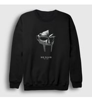 Presmono Unisex Siyah Metal Mask Rap Mf Doom Sweatshirt 454737tt