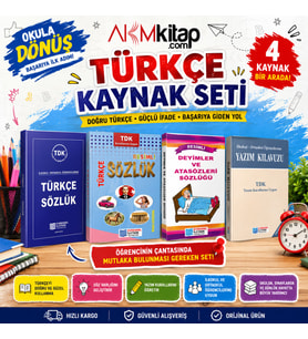 İlkokul Ortaokul Türkçe Sözlük Deyimler ve Atasözleri Sözlüğü Yazım Kılavuzu 4 lü Set Evrensel İletişim