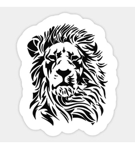 Aslan Aile Araba Oto Sticker Yapıştırma Etiket 17CM h2