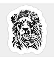 Aslan Aile Araba Oto Sticker Yapıştırma Etiket 17CM h2