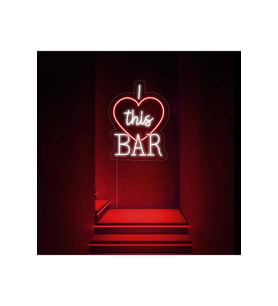 I Love this BAR Neon Tabela
