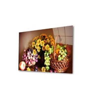 Miyrem Glasses Collection -A1^#  Meyveler Cam Tablo (Çok Renkli)