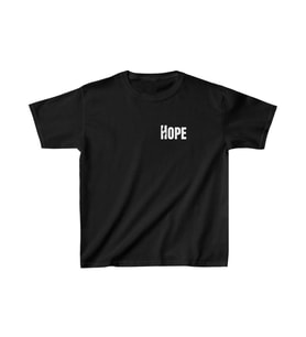 Unisex Çocuk Baskılı T-Shirt - Siyah
