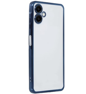 Galaxy A06 Kılıf Razer Lensli Silikon - Lacivert