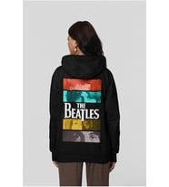 The Beatles Baskılı Unisex Oversize Müzik Grubu Hoodie