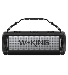 W-KING D8-1 Bluetooth Hoparlör, 90W Ultra Bass Boombox, 40 Saat Çalma Süresi, IPX6 Suya Dayanıklı, Kablosuz Stereo TWS, Powerbank/TF/Aux/Bluetooth5.0/NFC, Ses Bombası