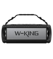 W-KING D8-1 Bluetooth Hoparlör, 90W Ultra Bass Boombox, 40 Saat Çalma Süresi, IPX6 Suya Dayanıklı, Kablosuz Stereo TWS, Powerbank/TF/Aux/Bluetooth5.0/NFC, Ses Bombası