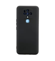 Tecno Camon 16 Kılıf Nano içi Kadife Silikon - Siyah