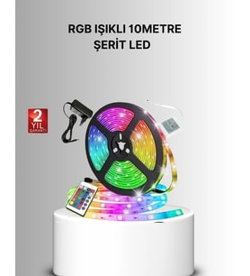 Uzaktan Kumandalı RGB Smart Şerit LED Işık Esnek ve Taşınabilir Dekorasyon