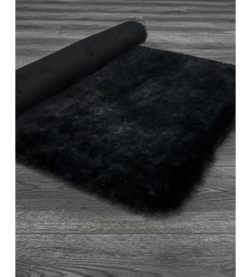 Makine Kaymaz Yıkanabilir Siyah Bohem Salon Halısı Mutfak Halısı Koridor Halısı Yolluk Siyah