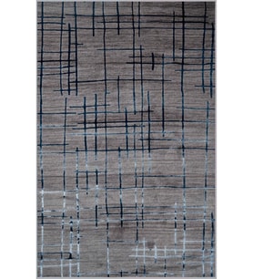 Eliana Home Baskılı, Yıkanabilir Kaymaz Taban Salon Halısı LNA0472 100x150 cm (Gri)