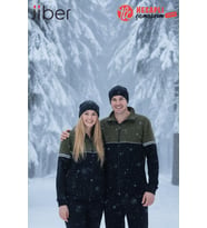 Jiber Unisex Sıcak Tutan Terletmez Yumuşak Boyunluk Olabilen Termal Kumaş Bere