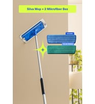Ultrafiber Mop 2’li Set, Çok Yönlü Temizlik İçin Ideal, Pratik ve Dayanıklı