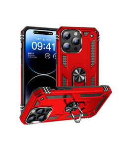Apple iPhone 15 Pro Max Uyumlu Kılıf Zore Vega Kapak (Kırmızı)