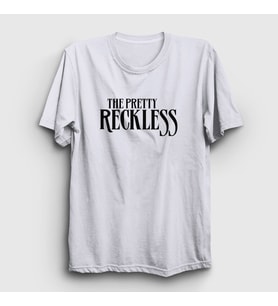 Presmono Unisex Beyaz Logo The Pretty Reckless T-Shirt 383393tt (Beyaz)