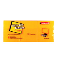 Bigpoint Yapışkanlı Not Kağıdı 3'lü 40x50mm Neon Turuncu x 4 Paket