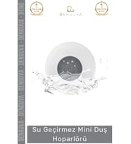 #Hoparlör Bluetooth Su Geçirmez Vantuzlu Dahili Mikrofonlu Kablosuz Şarjlı Duş Kamp Sahil Hoparlör