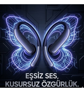 Açık Kulak Bluetooth Kulaklık, Kulak İçi Girmeyen Ağrısız TWS Sporcu Kulaklığı