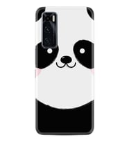 Vivo Y70 Kılıf Silikon Desen Özel Seri Sevimli Panda 1794