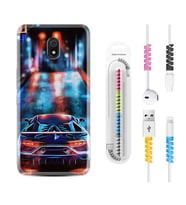 Xiaomi Redmi 8A 8 Pro 9C 9T 10C 11T Pro Kılıf Kablo Koruma Spiral Silikon Neon Cars 1724