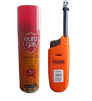 EURO GAS ÇAKMAK GAZI + İTALYANO MUTFAK ÇAKMAĞI 2 Lİ SET