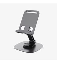 H714 ÜNİVERSAL UYUMLU MASAÜSTÜ METAL TELEFON TUTACAĞI (Siyah)
