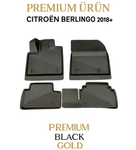 Citroen Berlingo 2018+ Uyumlu 3D Oto Paspas Premium