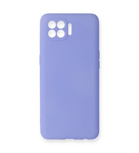 Oppo Reno 4 Lite Kılıf First Silikon - Lila