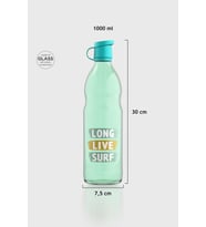 Renga Zen Let the Sea Set 1000 ml Cam Şişe 182050 Pembe-Bej (Yeşil)