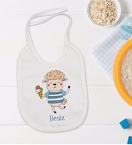 BK Kids Kişiye Özel İsimli Bebek Mama Önlüğü - Model 22