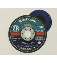 Karbosan Premium HD Gold Flap 115 x 22 ZR 60 Kum Zımpara 10 Ad...
