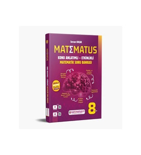 Matematus 8. Sınıf Matematik Konu Anlatımlı Etkinlikli Soru Bankası