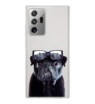 PrintiFy Samsung Galaxy Note 20 Ultra ile Uyumlu 1mm Slim Fit Köpek 3 050f Baskılı Şeffaf  Kılıf